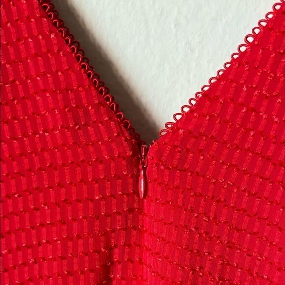 House of Harlow 1960 x Revolve Swiss Dot Ines Midi Red Dress Tank Size XS - Picture 9 of 11